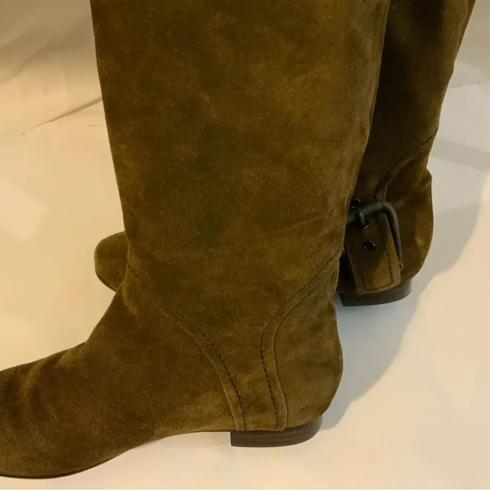 LOLA CRUZ Espana Brown  Suede Tall Boots, EU 37